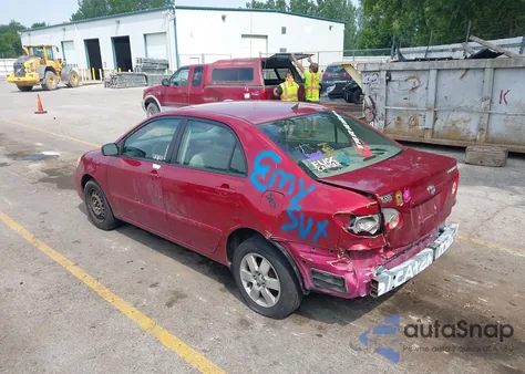 2007 Toyota Corolla Le z USA, uszkodzony, nr VIN 2T1BR32E27C786473